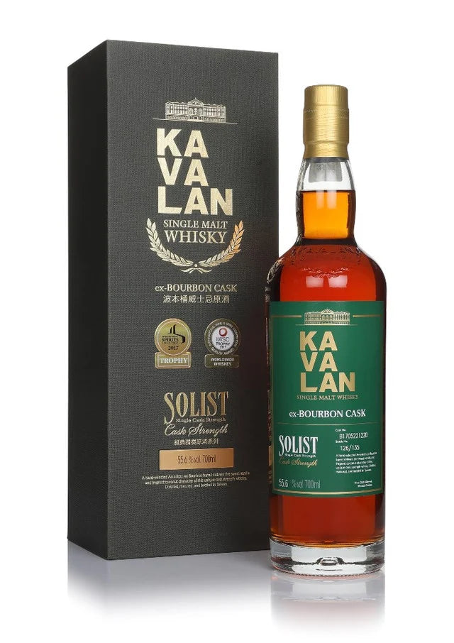 Kavalan Solist ex-Bourbon Cask (55.6%) Whisky | 700ML at CaskCartel.com