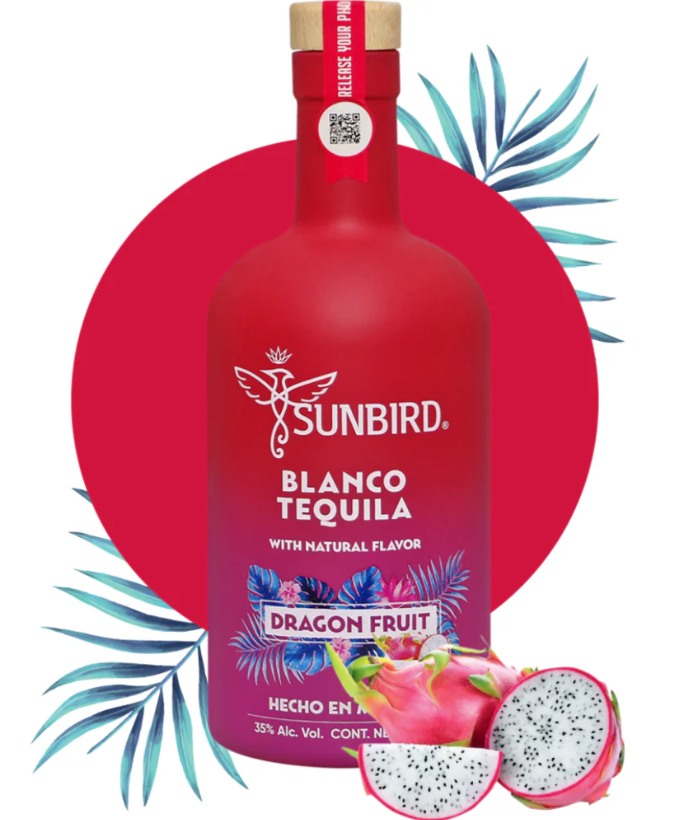 Sunbird Dragon Fruit Blanco Tequila
