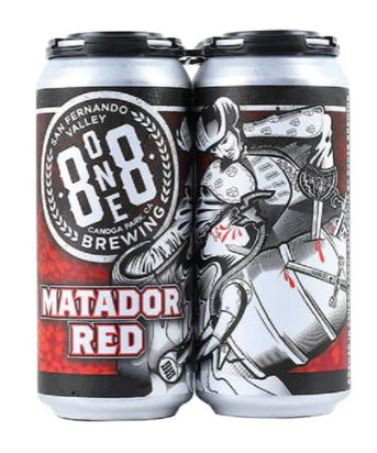 8one8 Brewing Matador Red American Red Ale Beer | (4)*475ML at CaskCartel.com