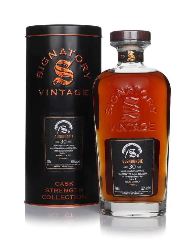 Glenburgie 30 Year Old 1995 Cask #2- Cask Strength Collection (Signatory) Single Malt Scotch Whisky | 700ML at CaskCartel.com