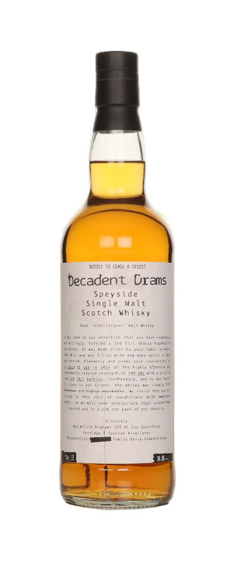 Glenlitigious 12 Year Old 2012 - Decadent Drams (Decadent Drinks) Single Malt Scotch Whisky | 700ML at CaskCartel.com