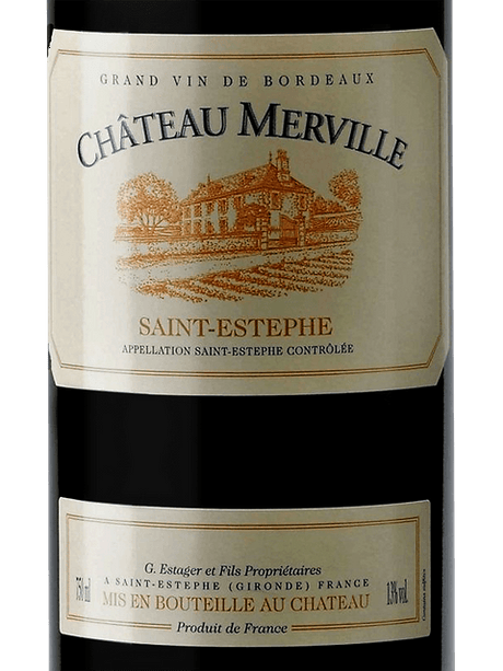 2001 | Chateau Merville | Saint-Estephe at CaskCartel.com