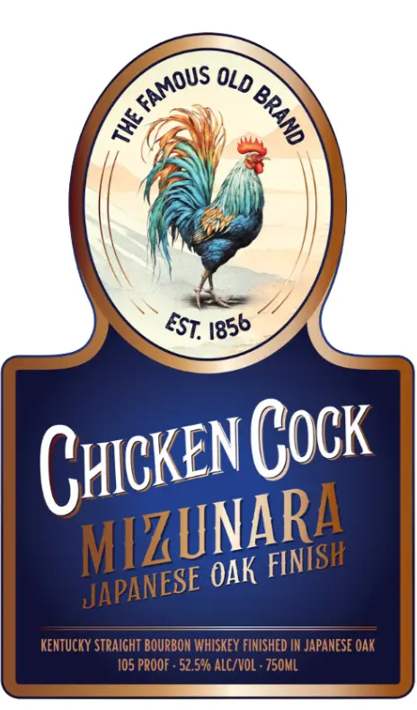 Chicken Cock Mizunara Japanese Oak Finish Bourbon Whiskey