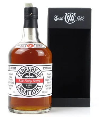 Rich Fruity Sherry 36 Year Old Cadenhead Creations Blended Scotch Whisky | 700ML