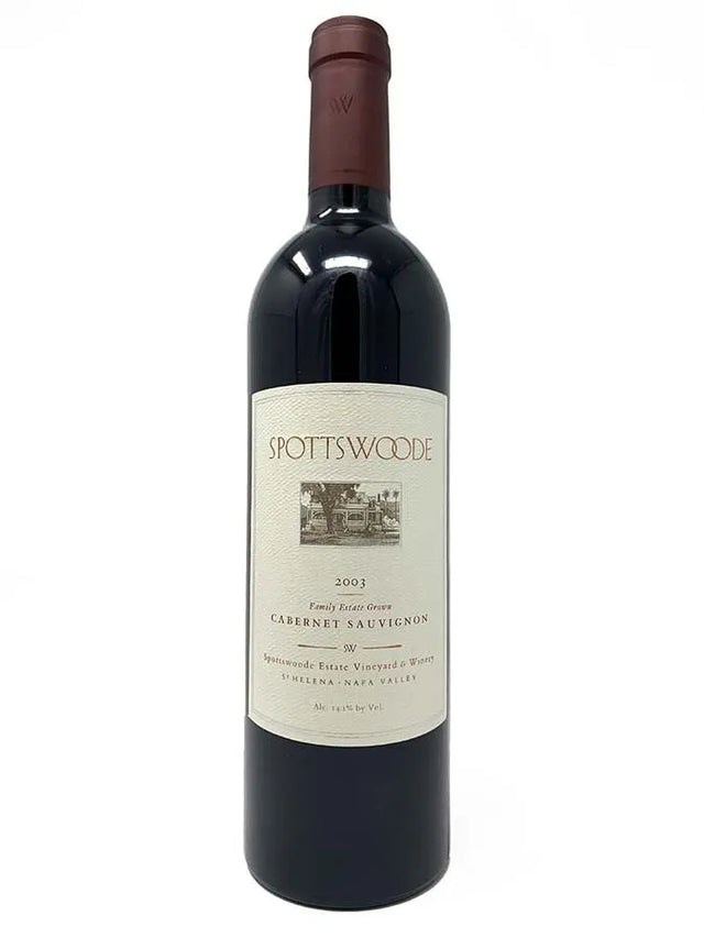2003 | Spottswoode | Family Estate Grown Cabernet Sauvignon at CaskCartel.com