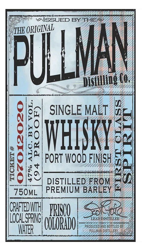 Pullman Port Wood Finish Single Malt Whisky