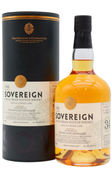 Strathclyde The Sovereign Single Cask 34 Year Old 1990 Vintage Single Grain Scotch Whisky | 700ML at CaskCartel.com