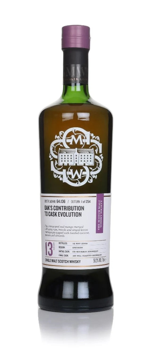 Mannochmore 13 Year Old 2009 Cask #64.136 - (The Scotch Malt Whisky Society) Single Malt Scotch Whisky at CaskCartel.com