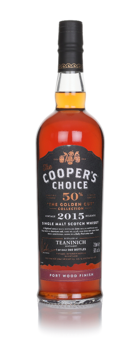 Teaninich 10 Year Old 2015 - The Cooper's Choice The Golden Cut Collection Single Malt Scotch Whisky | 700ML at CaskCartel.com