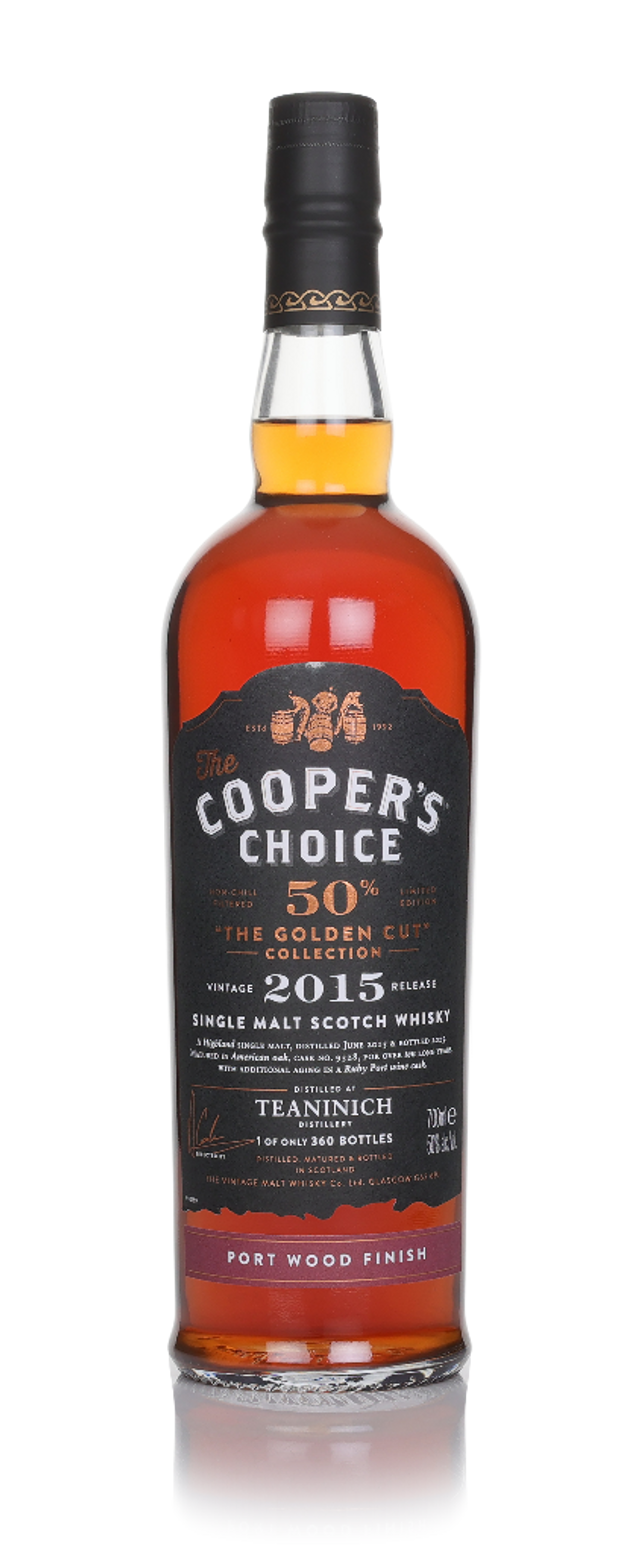 Teaninich 10 Year Old 2015 - The Cooper's Choice The Golden Cut Collection Single Malt Scotch Whisky | 700ML at CaskCartel.com