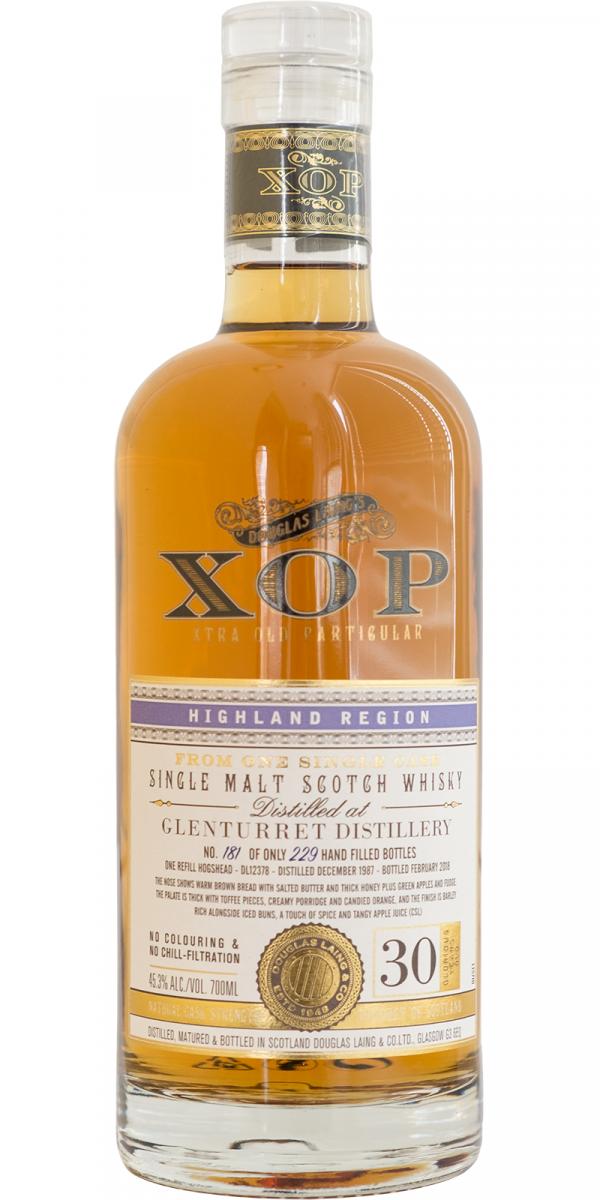 Glenturret 1987 DL XOP - Xtra Old Particular (Cask #DL 12378) 30 Year Old 2018 Release Single Malt Scotch Whisky | 700ML at CaskCartel.com