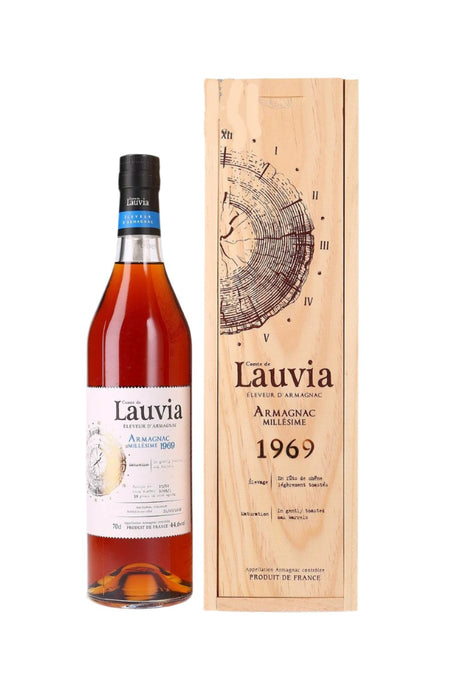 1969 Comte de Lauvia Vintage 39 Year Old Armagnac | 700ML at CaskCartel.com