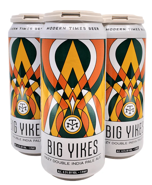 Modern Times Big Yikes Hazy DIPA Beer | (4)*473ML at CaskCartel.com