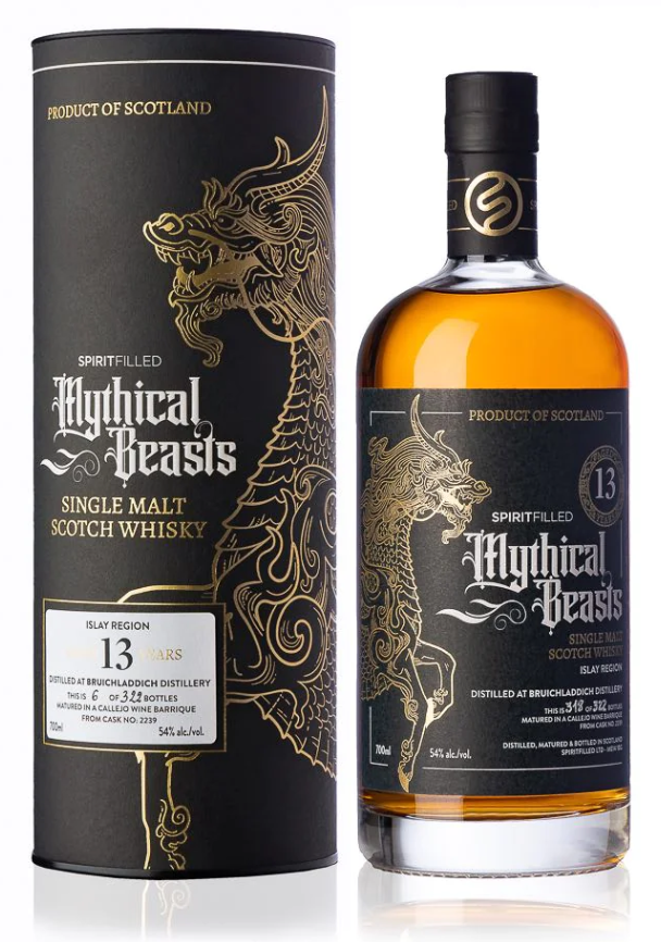 Bruichladdich 13 Year Old Mythical Beasts Single Cask Malt Whisky | 700ML