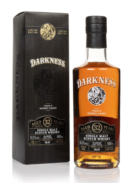 Darkness Islay 32 Year Old Oloroso Cask Finish Single Malt Scotch Whisky | 500ML at CaskCartel.com