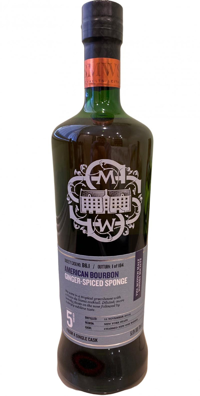 Bourbon Whiskey 2014 SMWS B6.1 Ginger-Spiced Sponge | 700ML