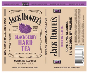 Jack Daniel's Country Blackberry Hard Tea Cocktails | 355ML at CaskCartel.com