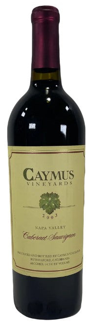 2003 | Caymus Vineyards | Cabernet Sauvignon at CaskCartel.com2003 | Caymus Vineyards | Cabernet Sauvignon at CaskCartel.com