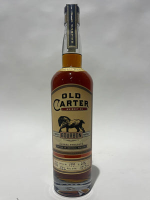 Old Carter Very Small Batch 1-TN Barrel strength Straight Bourbon 117.2 Proof Bottle 199 of 696 at CaskCartel.com