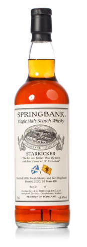 Springbank 2000 20 Year Old Starkicker Bottled 2020 Single Malt Scotch Whisky | 700ML at CaskCartel.com