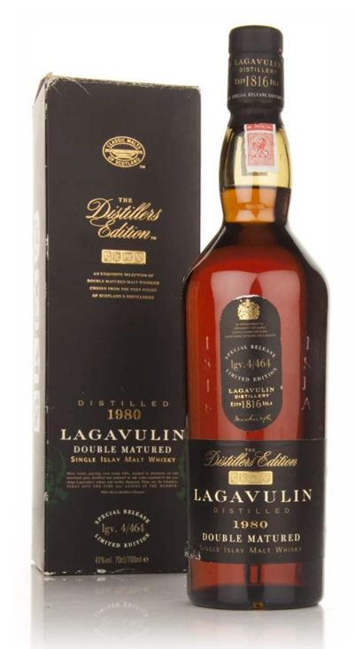 Lagavulin 1980 - Bottled 1999 Pedro Ximenez Cask Finish Distillers Edition Single Malt Scotch Whisky | 700ML at CaskCartel.com