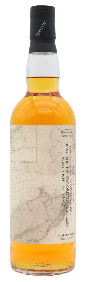 Invergordon Thompson Bros 34 Year Old Single Grain Scotch Whisky | 700ML at CaskCartel.com