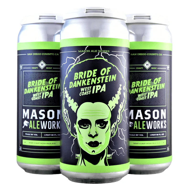 Mason Ale Works Bride of Dankenstein West Coast IPA | (4)*473ML at CaskCartel.com