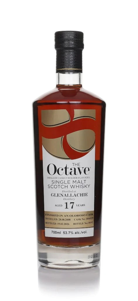 Glenallachie 17 Year Old 2008 Cask #3044129 Oloroso Finish - The Octave (Duncan Taylor) Single Malt Scotch Whisky | 700ML at CaskCartel.com