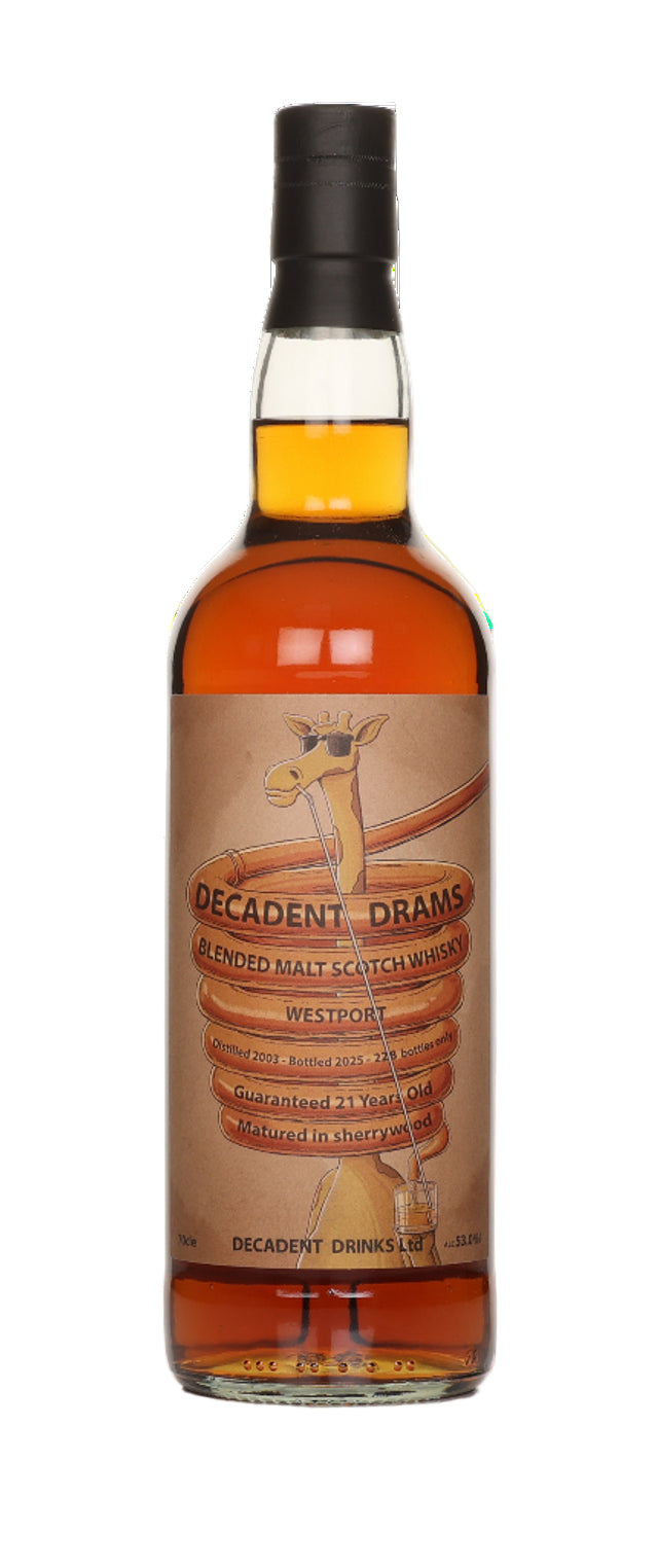 Westport 21 Year Old 2003 - Decadent Drams (Decadent Drinks) Blended Malt Scotch Whisky | 700ML at CaskCartel.com