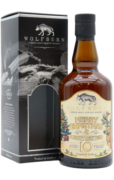 Wolfburn Christmas 2024 Limited Release 10 Year Old Single Malt Scotch Whisky | 700ML at CaskCartel.com