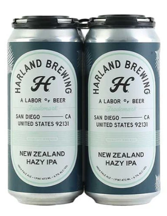 Harland Brewing Co. New Zealand Hazy IPA | (4)*473ML at CaskCartel.com