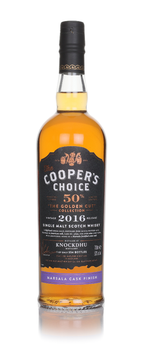 Knockdhu 9 Year Old 2016 - The Cooper's Choice The Golden Cut Collection Single Malt Scotch Whisky | 700ML at CaskCartel.com