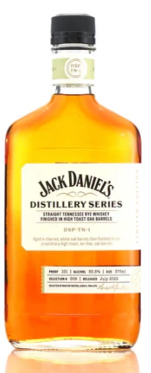 Jack Daniel's Distillery Series Straight Tennessee Rye Whiskey Finished in High Toast Oak Barrels #009 | 375ML