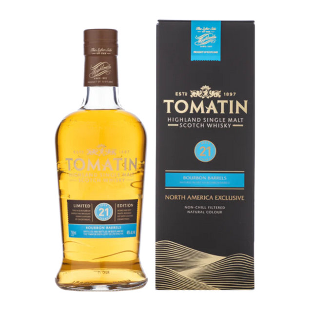 Tomatin Bourbon Barrels 21 Year Old Single Malt Scotch Whisky at CaskCartel.com