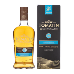Tomatin Bourbon Barrels 21 Year Old Single Malt Scotch Whisky at CaskCartel.com