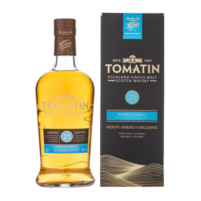 Tomatin Bourbon Barrels 21 Year Old Single Malt Scotch Whisky