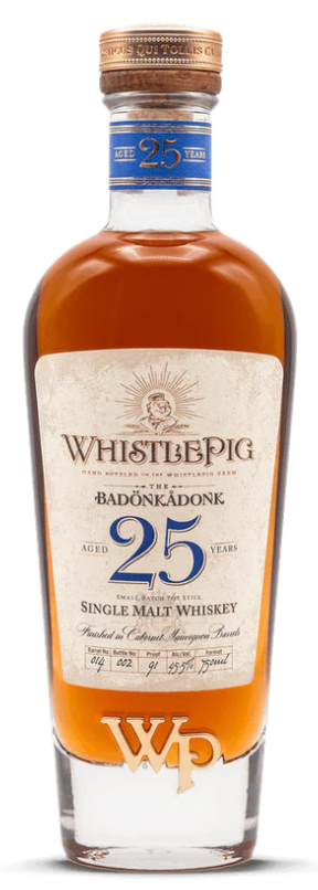 Whistlepig | The Badonkadonk | 25 Year Old | Single Malt Whiskey | 2024 Release