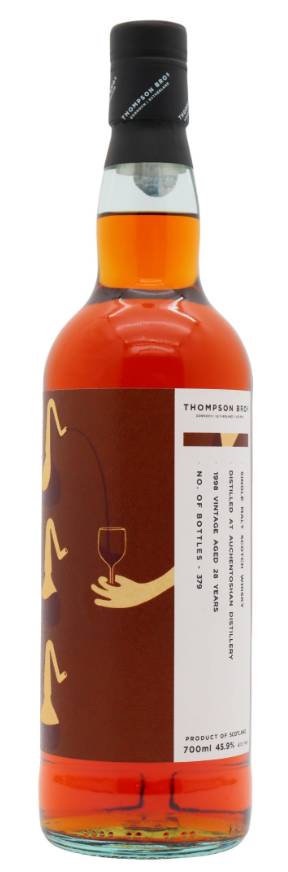 Auchentoshan Thompson Bros 28 Year Old · 1998 Vintage Single Malt Scotch Whisky | 700ML at CaskCartel.com