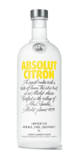 Absolut Citron Vodka | 375ML at CaskCartel.com
