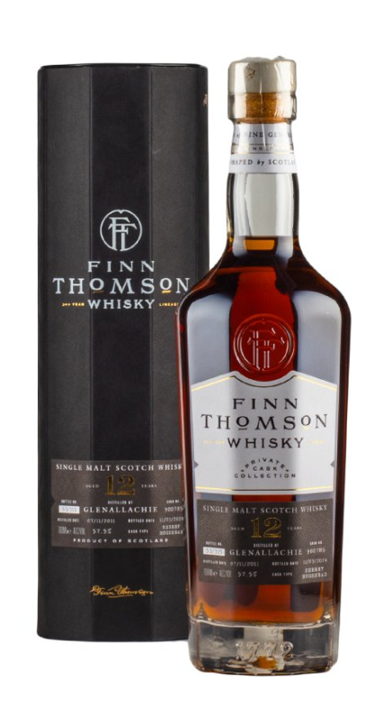 Glenallachie 12 Year Old Finn Thomson 2011 Single Malt Scotch Whisky | 700ML at CaskCartel.com