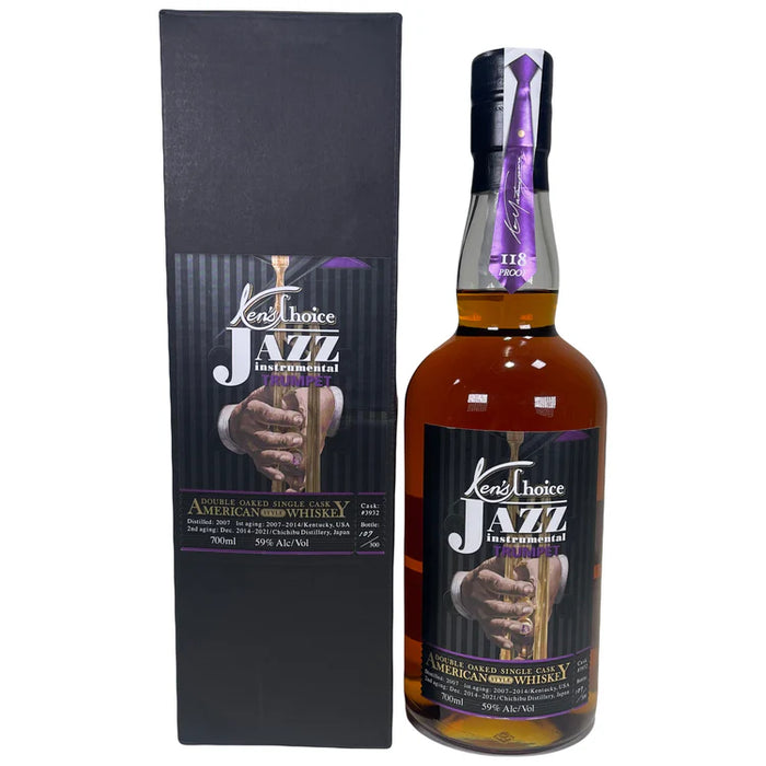Chichibu Ken's Choice 2007-2021 Jazz Instrumental Trumpet Double Oaked Single Cask American Whiskey | 700ML