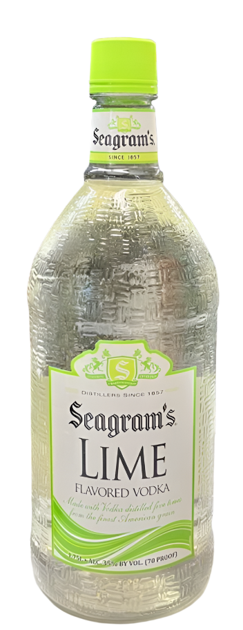 Seagrams Lime Flavored Vodka | 1.75L at CaskCartel.com