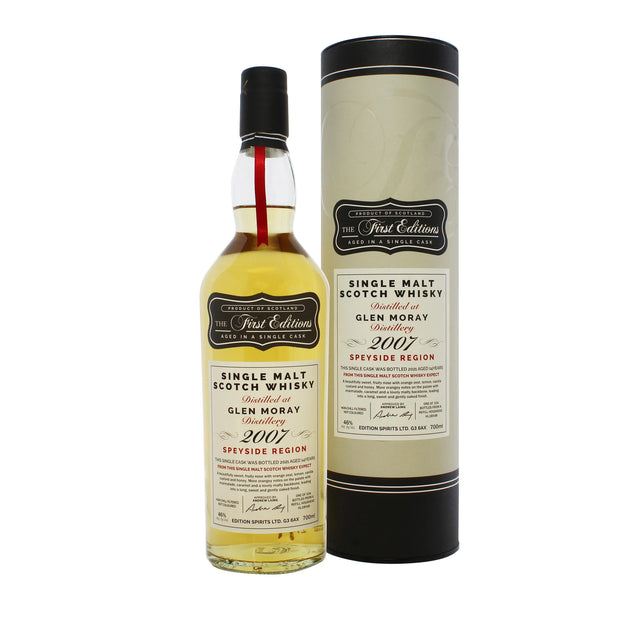 Glen Moray 2007 ED The First Editions 14 Year Old 2021 Release (Cask #HL 18548) Single Malt Scotch Whisky | 700ML at CaskCartel.com