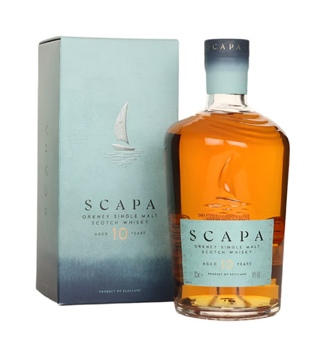 Scapa 10 Year Old Single Malt Scotch Whisky | 700ML at CaskCartel.com