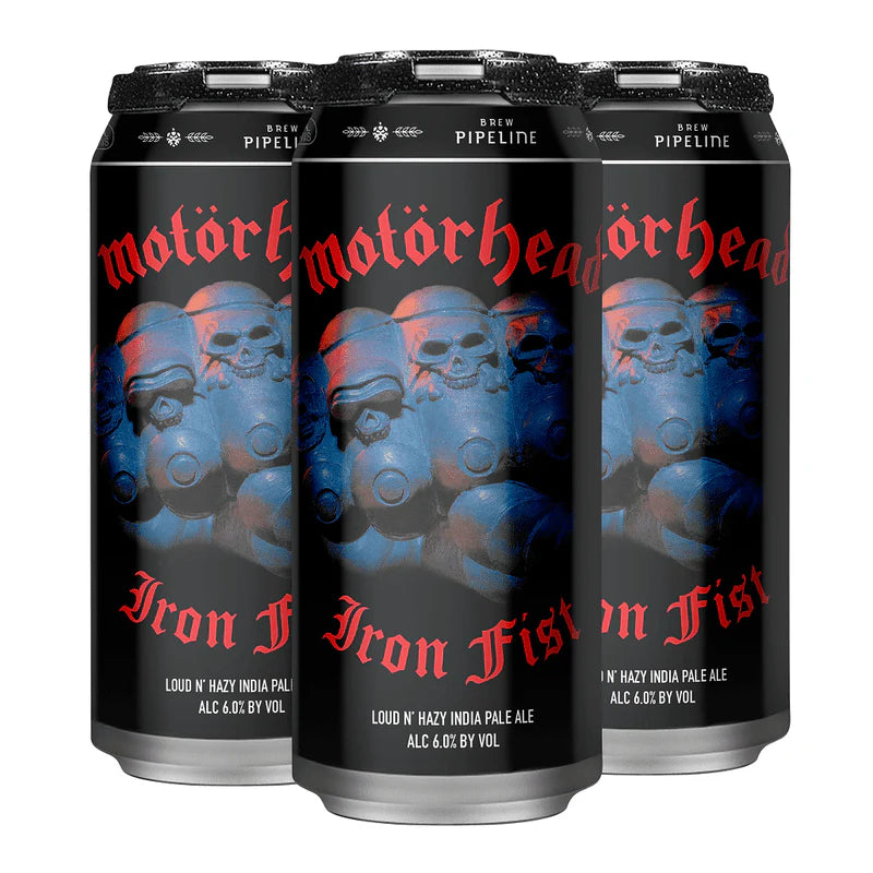 Motorhead Iron Fist Loud N' Hazy IPA Beer | (4)*473ML at CaskCartel.com
