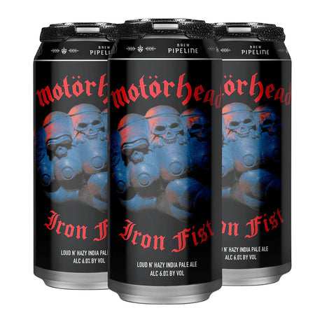 Motorhead Iron Fist Loud N' Hazy IPA Beer | (4)*473ML at CaskCartel.com