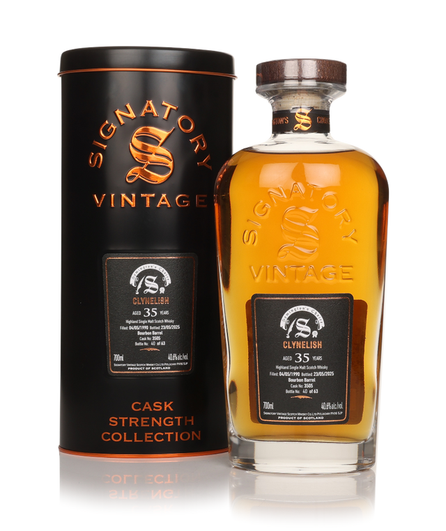 Clynelish 35 Year Old 1990 Cask #3505 - Cask Strength Collection (Signatory) Single Malt Scotch Whisky | 700ML at CaskCartel.com