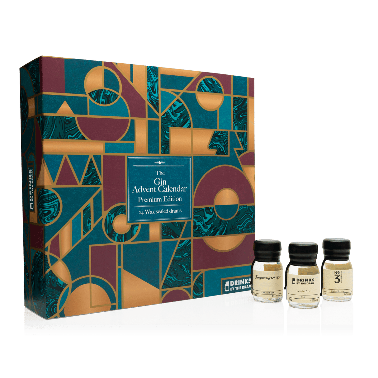 The Gin Advent Calendar | Premium Edition [Art Deco] | 2023 | By DRINKS BY THE DRAM at CaskCartel.com