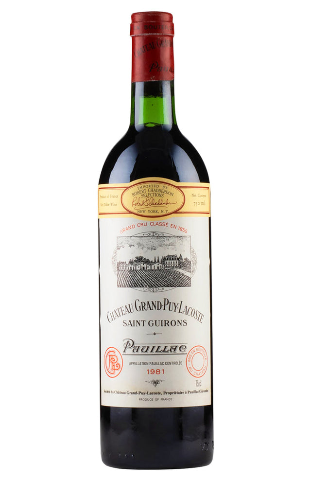 1981 | Chateau Grand-Puy-Lacoste | Pauillac at CaskCartel.com