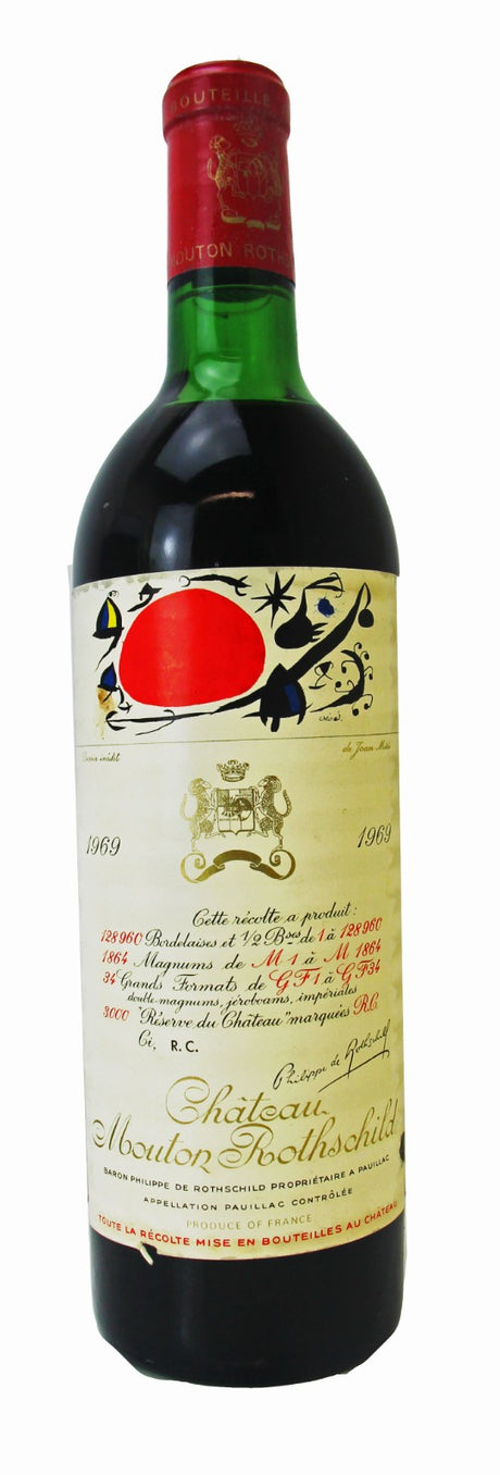 1969 | Chateau Mouton Rothschild | Pauillac at CaskCartel.com